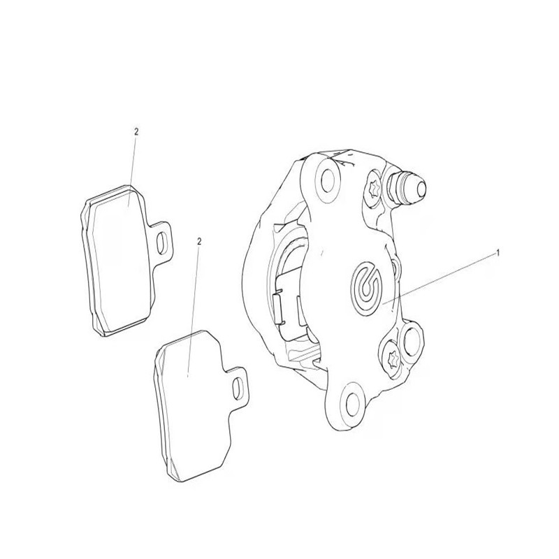 Rear brake pads