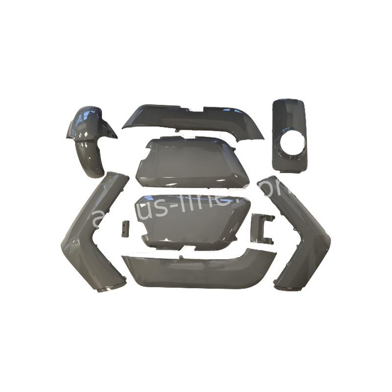 APLUS PLAATSET ALLE GESPOTEN DELEN NARDO GREY DARKER PASSEND OP N1