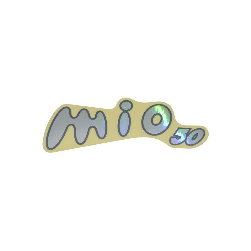 sticker Sym origineel zijscherm woord [mio50] Sym rechts chroom 87125-a7a-000
