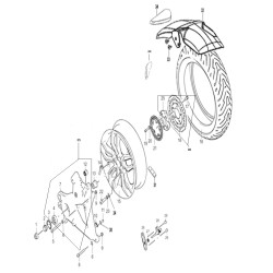 Muffler support assembly