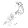 Rear wheel hub assembly