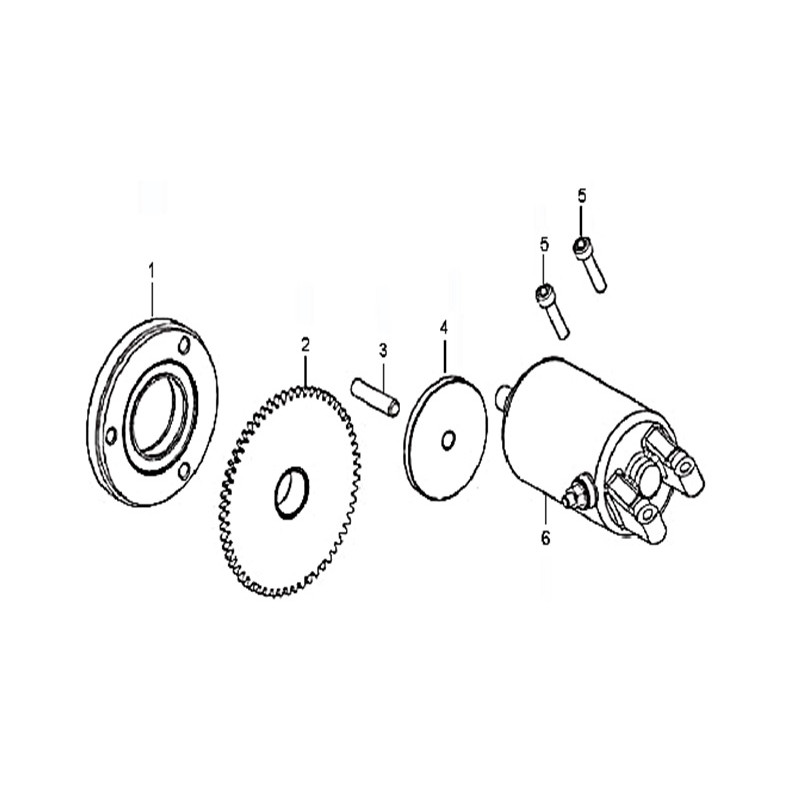 Screw,hex socket (m6x25)