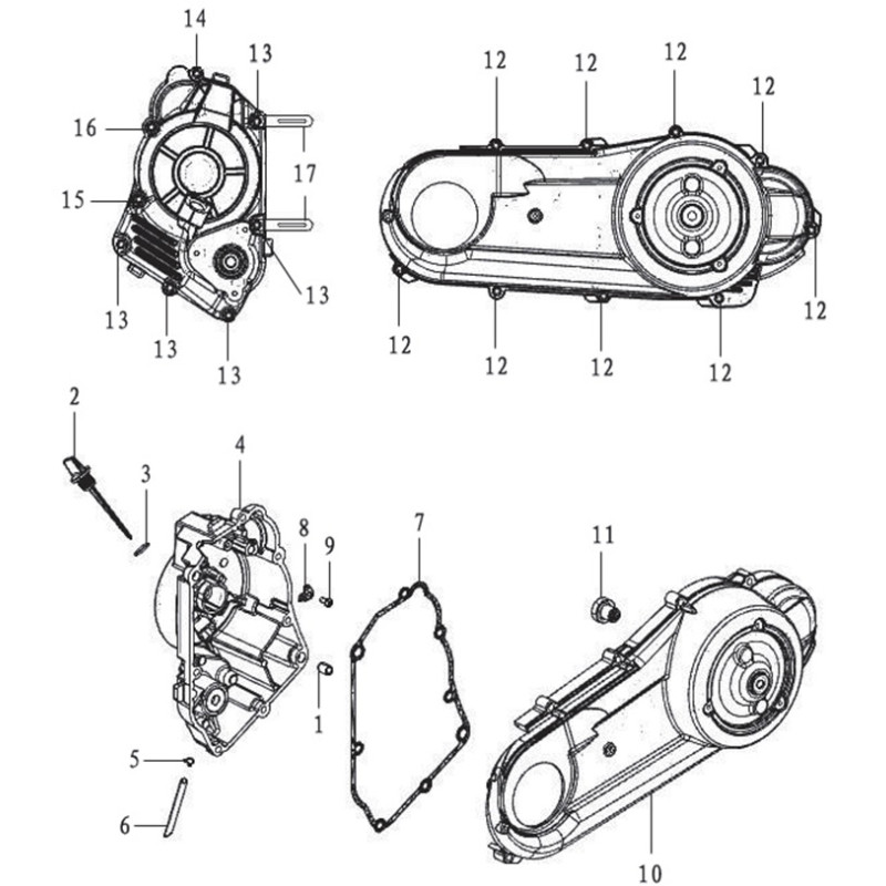 Cover,magneto - 125cc