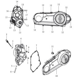 Gasket,magneto cover - 125cc