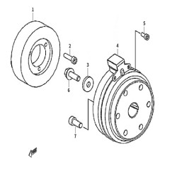 Screw,hex socket (m8x20)
