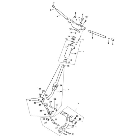 STEERING KNUCKLE ARM ASSEMBLY SILVER