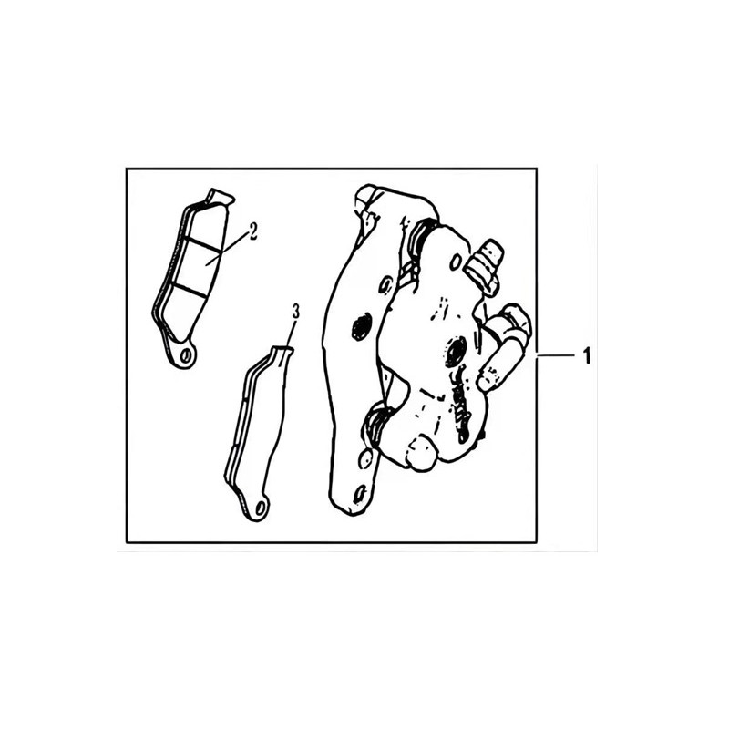 FRONT CALIPER GOLD