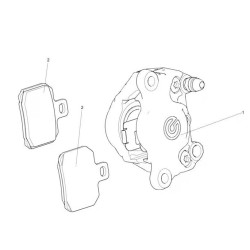 REAR CALIPER GOLD