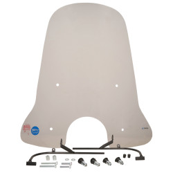 windshield Regia with mounting set high (made in EU) 74cm clear fiddle 2