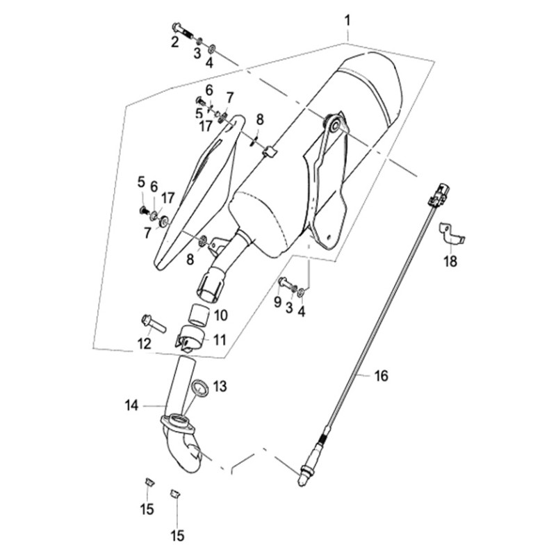 BRACKET,LAMBDA SENSOR