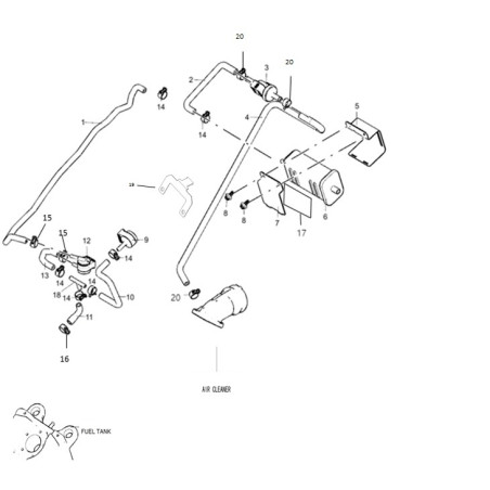 HOSE I,CANISTER SOLENOID VALVE