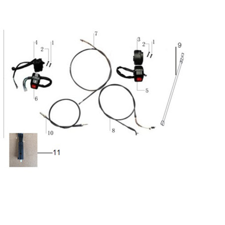 Throttle cable