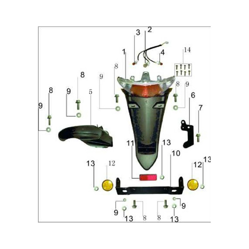 Rear fender