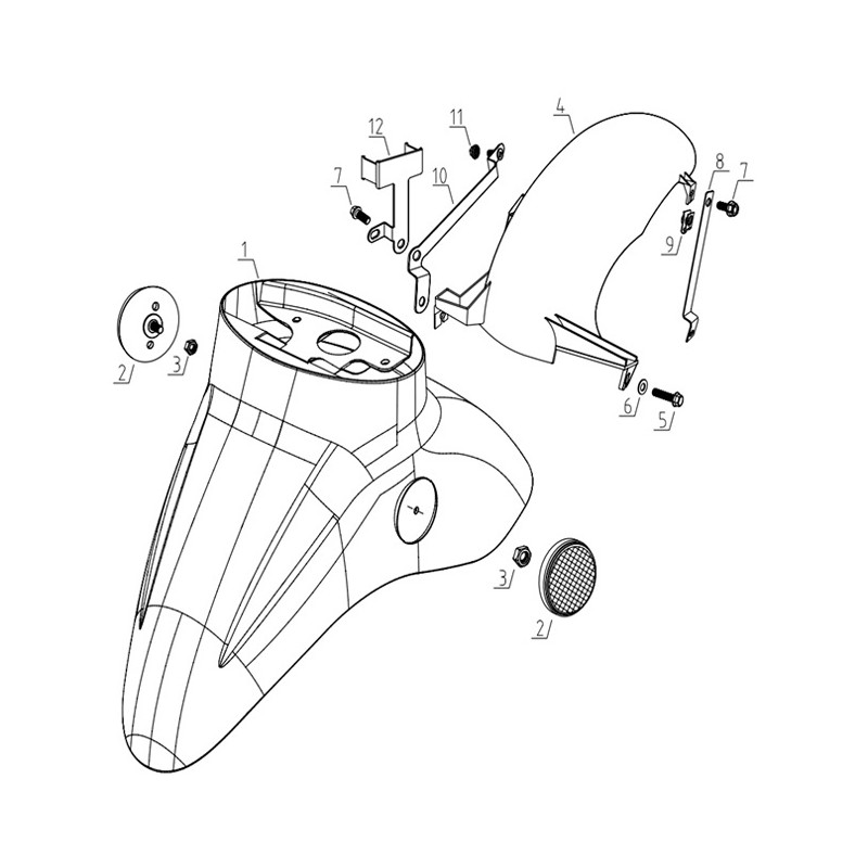 REAR WHEEL FENDER