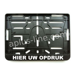 KENTEKENPLAATHOUDERS BELGIE BEDRUKT - MOTOR (MINIMALE AFNAME 100 STUKS)