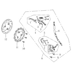 CYLINDER COMP MODEL 1 (FRONT REAR DISK) - SW-50