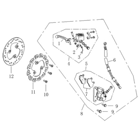 CYLINDER COMP MODEL 1 (FRONT REAR DISK) - SW-50