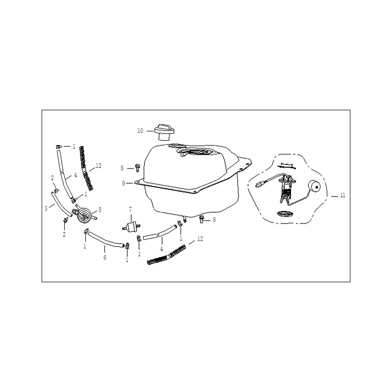 FUEL TANK COMP. - SW-50