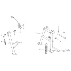 TENSION SPRING MAIN STAND - SW-50