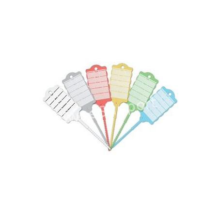 SLEUTELLABELS GRIJS 300 STUKS