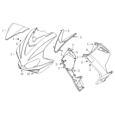 FRONT LEFT JOINT PANEL BLACK - SW-50