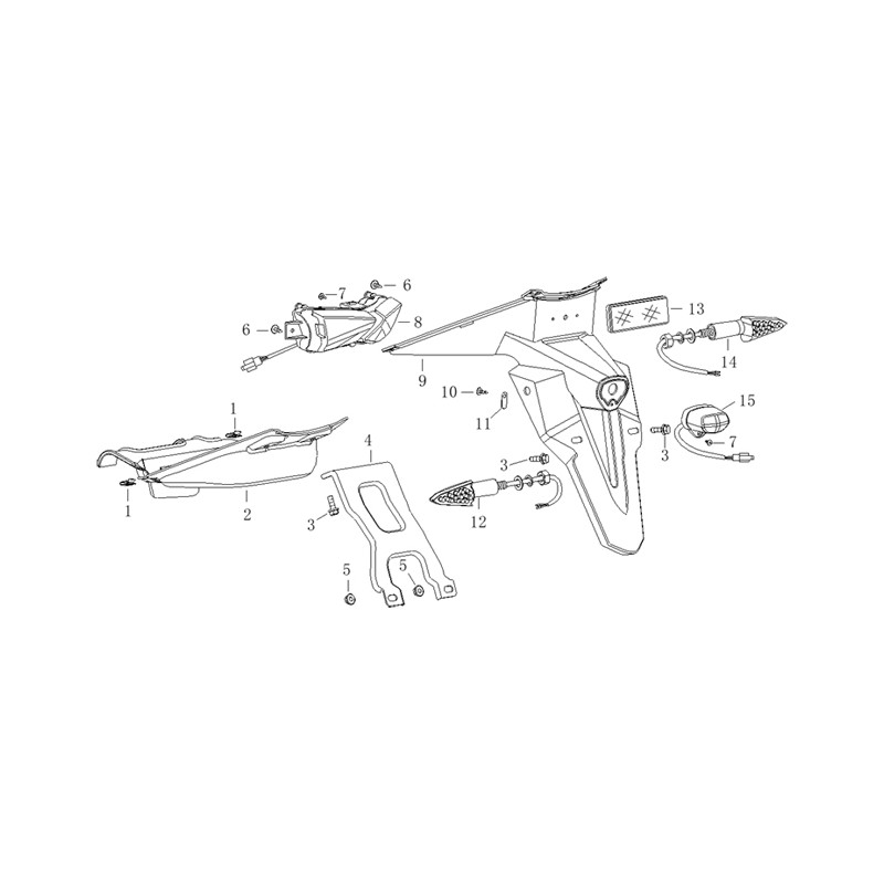 FLASHER LIGHT ASSY. L - SW-50