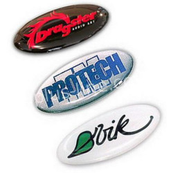 GEDOMEERDE STICKERS 250 ST