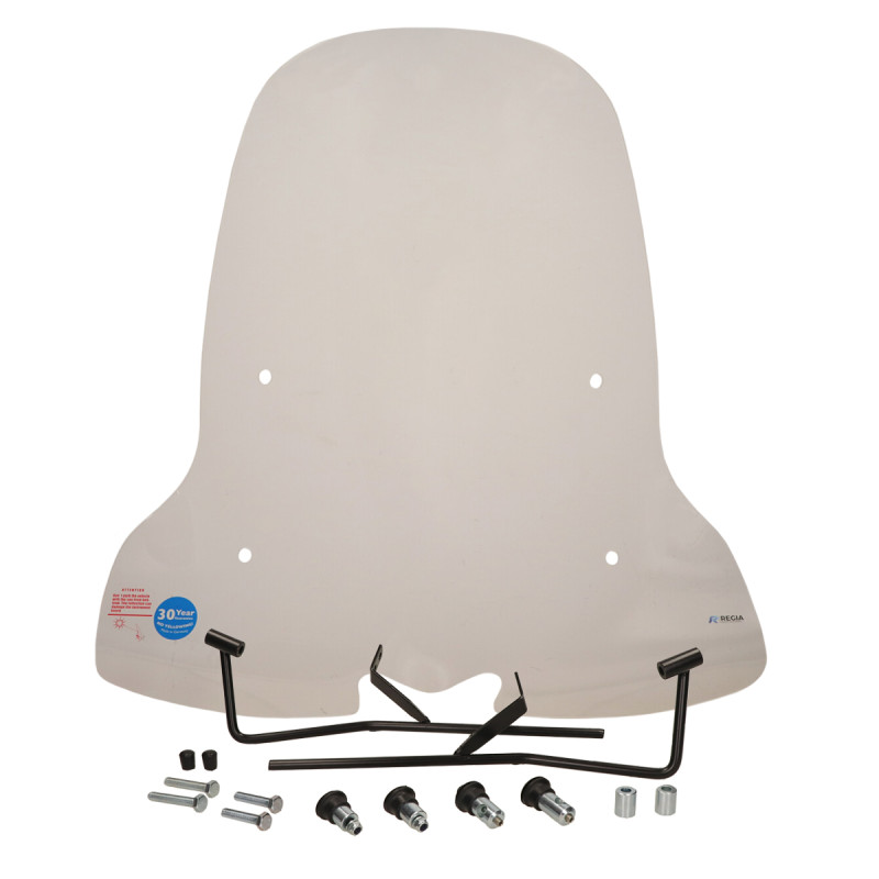 windshield Regia with mounting set high (made in EU) clear orbit 2, orbit1, symply, xpro