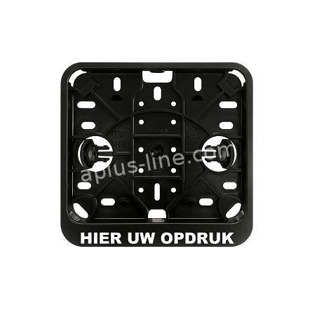 BROMFIETSKENTEKENPLAATHOUDERS LIGGEND BEDRUKT BSF (MINIMALE AFNAME 100 STUKS)