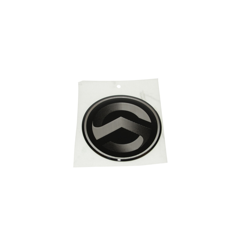 embleem Sym origineel logo rond 40mm cello/allo, euro-x, fiddle, fiddle 2, jet, orbit, sym dd 2t, symphony, symphony sr, tonik, 