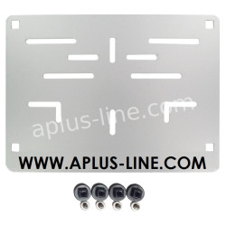 KENTEKENPLAATHOUDER MOTOR (BE) ALUMINIUM 16x21CM - BEDRUKT