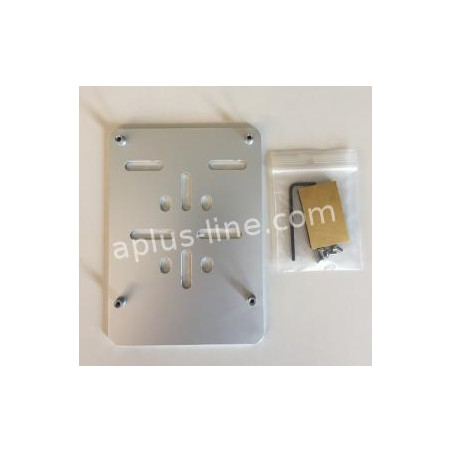 KENTEKENPLAATHOUDER KLASSE A/B ALUMINIUM BELGIE - ONBEDRUKT