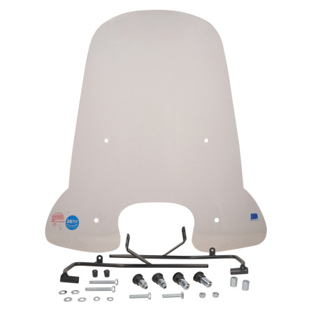 windshield Regia with mounting set high (made in EU) clear jet, symphony, Tweet