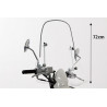 windshield Sym original with mounting set high 72cm clear mio sy530-a7a-bll