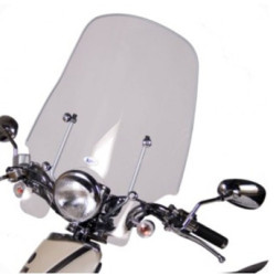 windscherm Sym origineel met bevestigingsset hoog 47.5cm helder allo sy530-z4a-00l