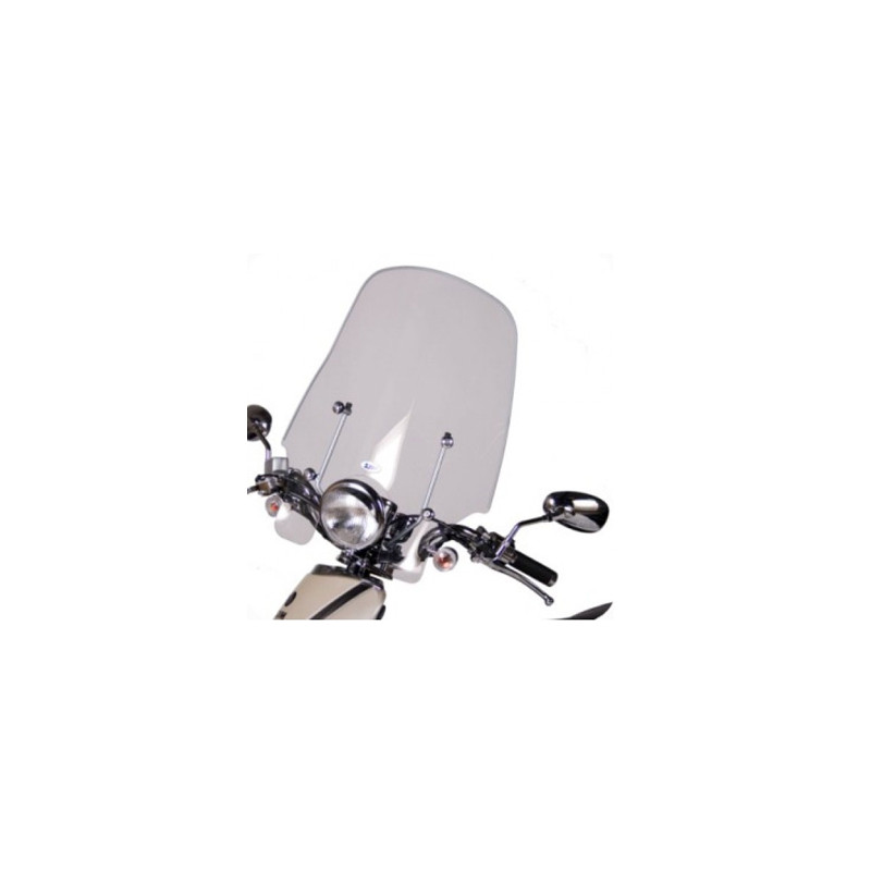 windshield Sym original with mounting set high 47.5cm clear allo sy530-z4a-00l