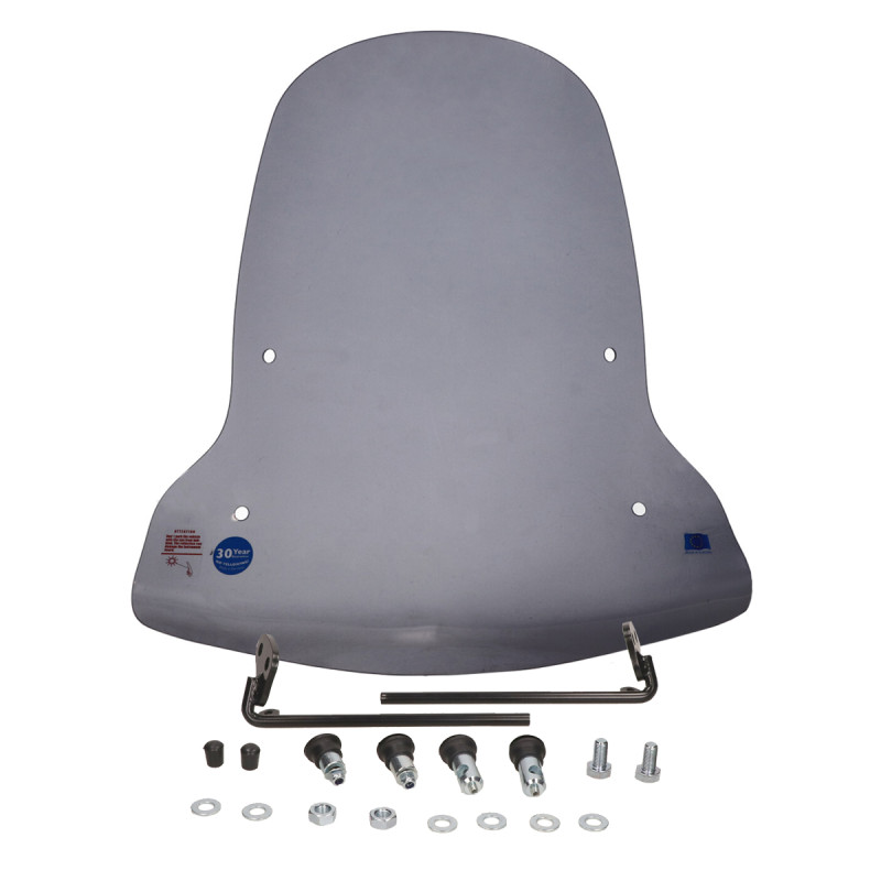 windshield Regia with mounting set high (made in EU) smoke mio