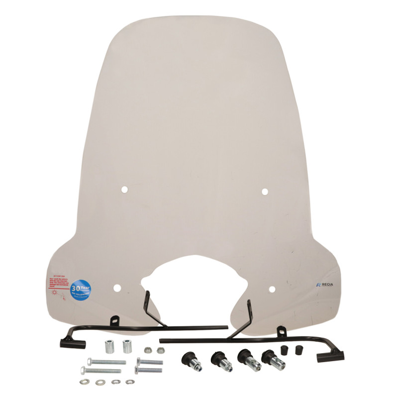 windshield Regia with mounting set high (made in EU) 16 inch 70cm clear Symphony St