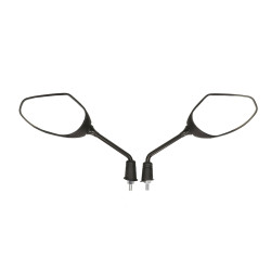 spiegelset DMP E-keur 8mm zwart jet4-4t, orbit, symphony, symphony sr, tweet