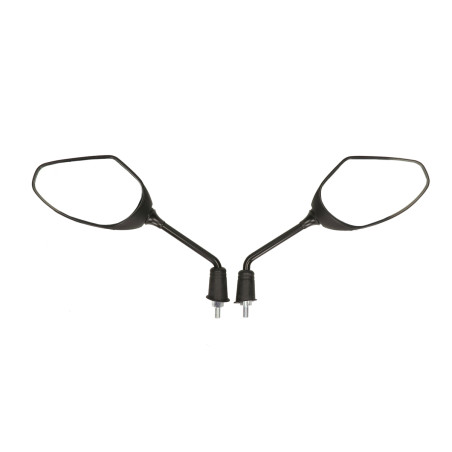 spiegelset DMP E-keur 8mm zwart jet4-4t, orbit, symphony, symphony sr, tweet