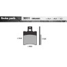 REMBLOKSET BRENTA BR3011 AEROX VOOR, MBK BOOSTER 40X54,4X6,5 (E-MARK)