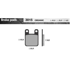 REMBLOKSET BRENTA BR3015 LUDIX ACHTER, AJP DRAG, APRILIA RS, ELYSEO (E-MARK)