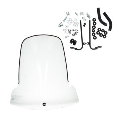 windscherm Sym origineel met bevestigingsset hoog 70.5cm helder mio 50i sy530-fsa-00l