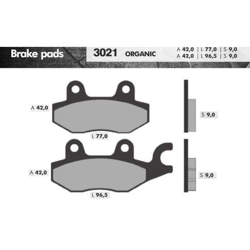 REMBLOKSET BRENTA BR3021 AGILITY 16, NEW DINK, IVA S3 S5 (E-MARK)