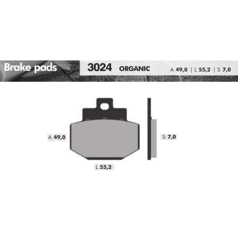 REMBLOKSET BRENTA BR3024 GTS, GTS 125-300, GTV,RUN180, MP3 (E-MARK)