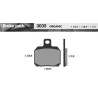 REMBLOKSET BRENTA BR3035 SEGWAY E110, BEV500, RIEJU, APRILIA RS, X9, XMAX, 50,9X53,9X7,3 (E-MARK)