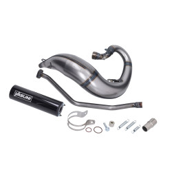 exhaust Yasuni Cross ML black beta rr50, enduro, minarelli am6 tub807th-b57