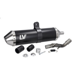 uitlaat Leovince euro-5 x-fight black edition beta rr50 17008b
