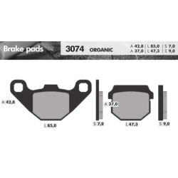 REMBLOKSET BRENTA BR3074 KISBEE, NEW LIBERTY S, SEGWAY E125S, TGB,CPI (E-MARK)