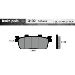 REMBLOKSET BRENTA BR3102 PEOPLE S, X TOWN (E-MARK)